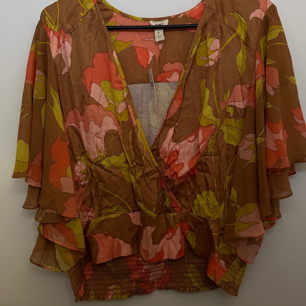 anthropologie “tiny” brand blouse - NWT, size L